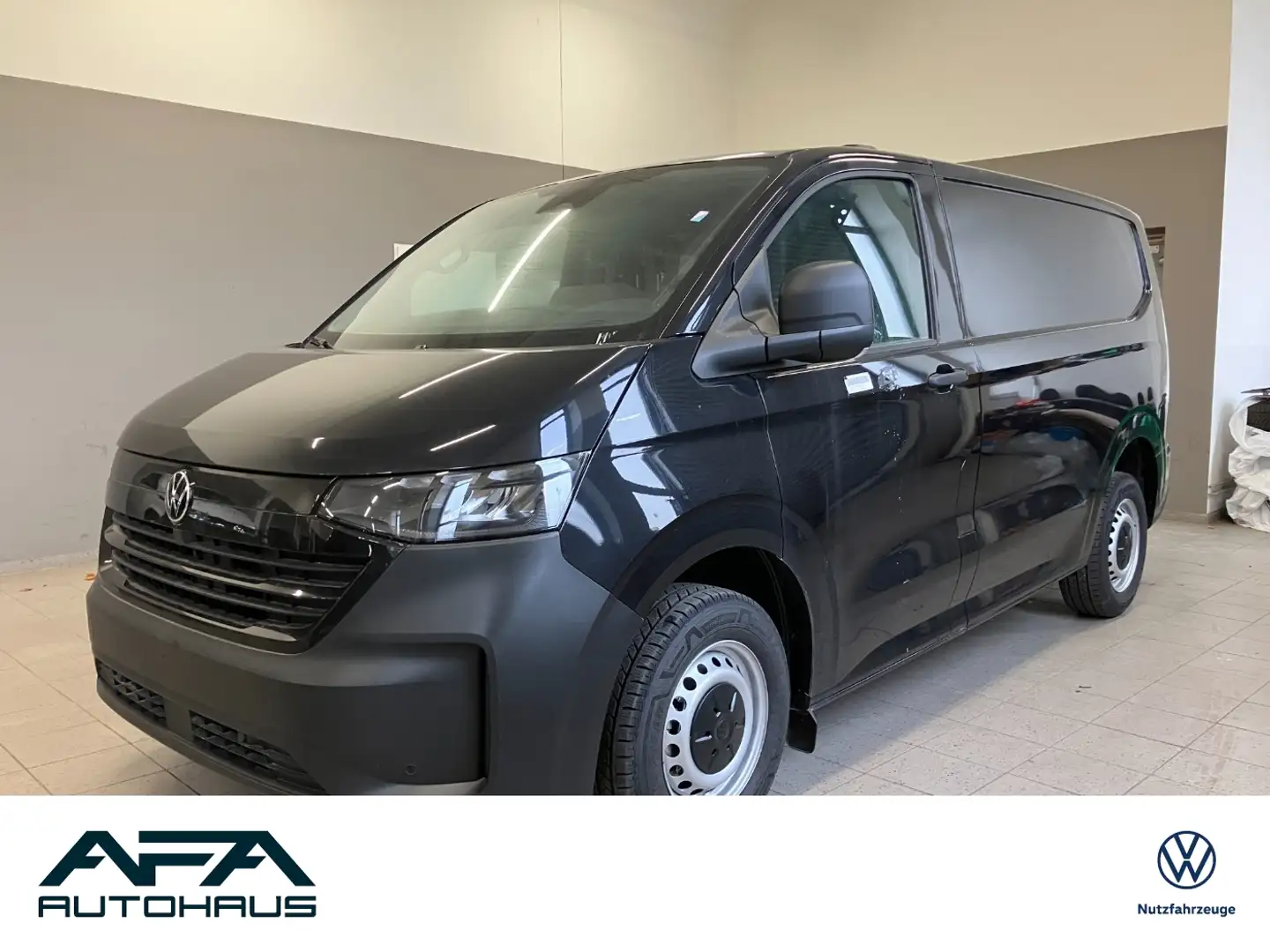 Volkswagen T7 Transporter Kasten TDI Navi*Vorb.AHK*Sortimo Noir - 1