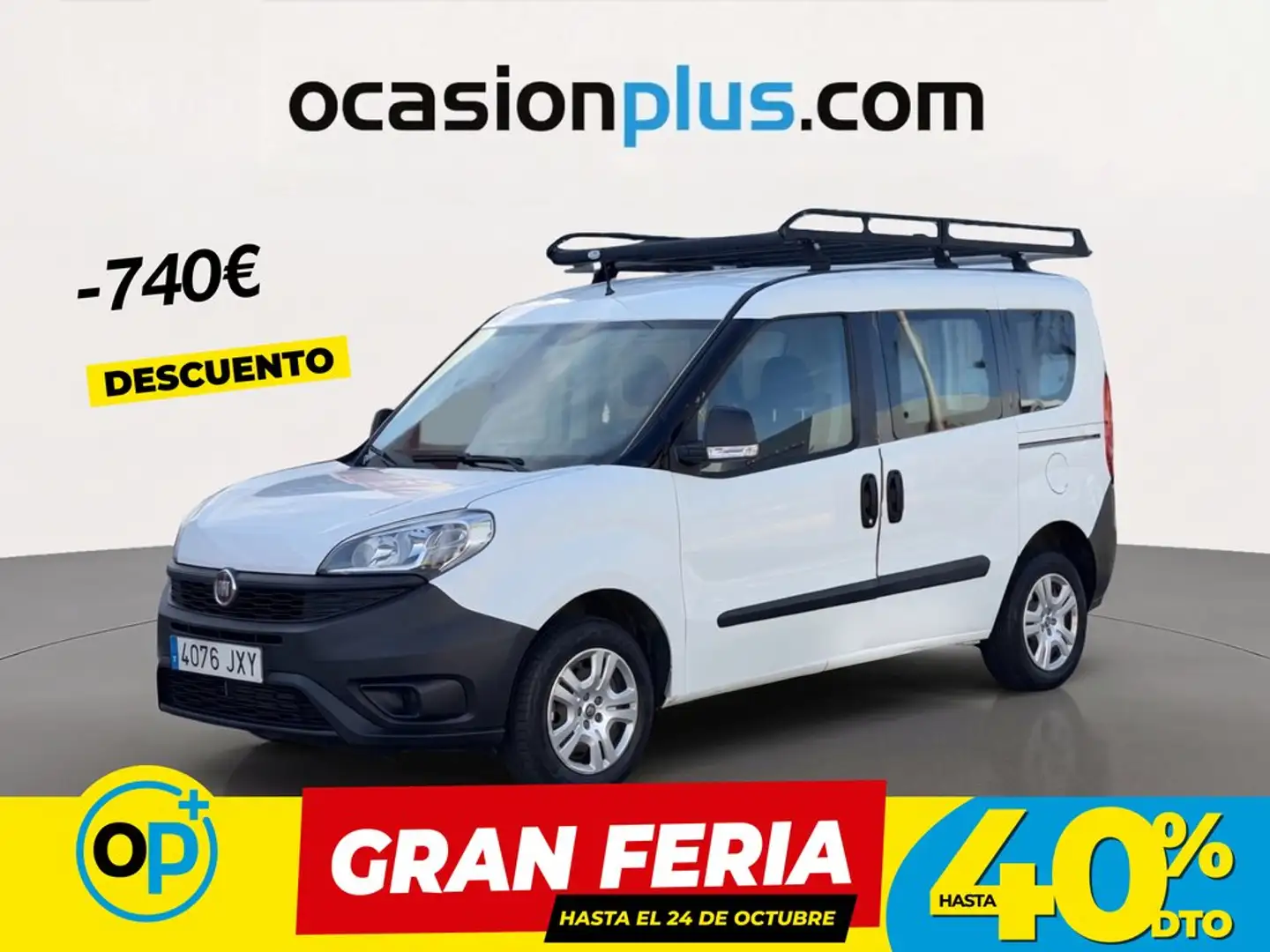 Fiat Dobló Panorama 1.3Mjt Pop 66kW N1 E5+ Blanco - 1