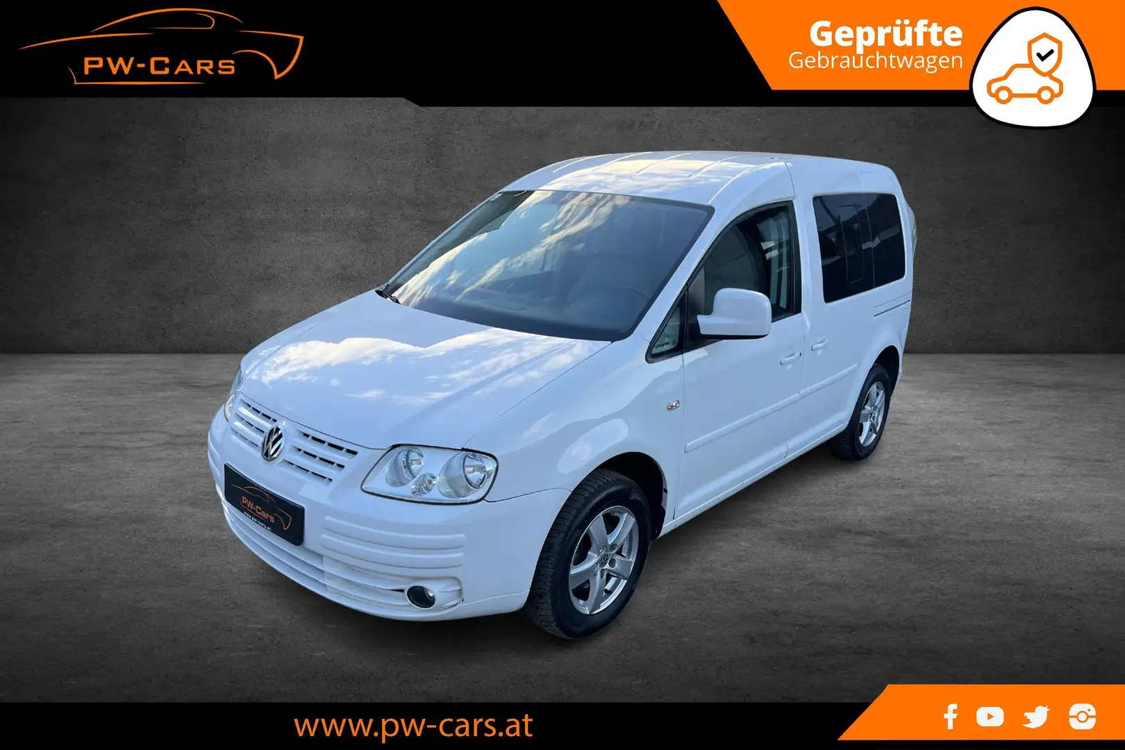 Volkswagen Caddy Life Weiß - 1