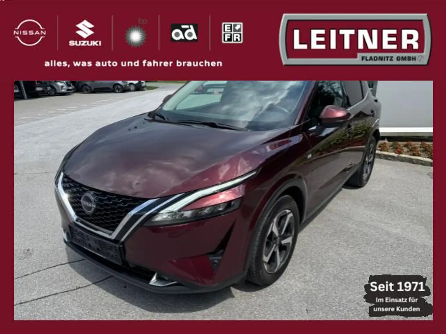 Nissan Qashqai 1,3 N-Connecta WP BP Rot - 1
