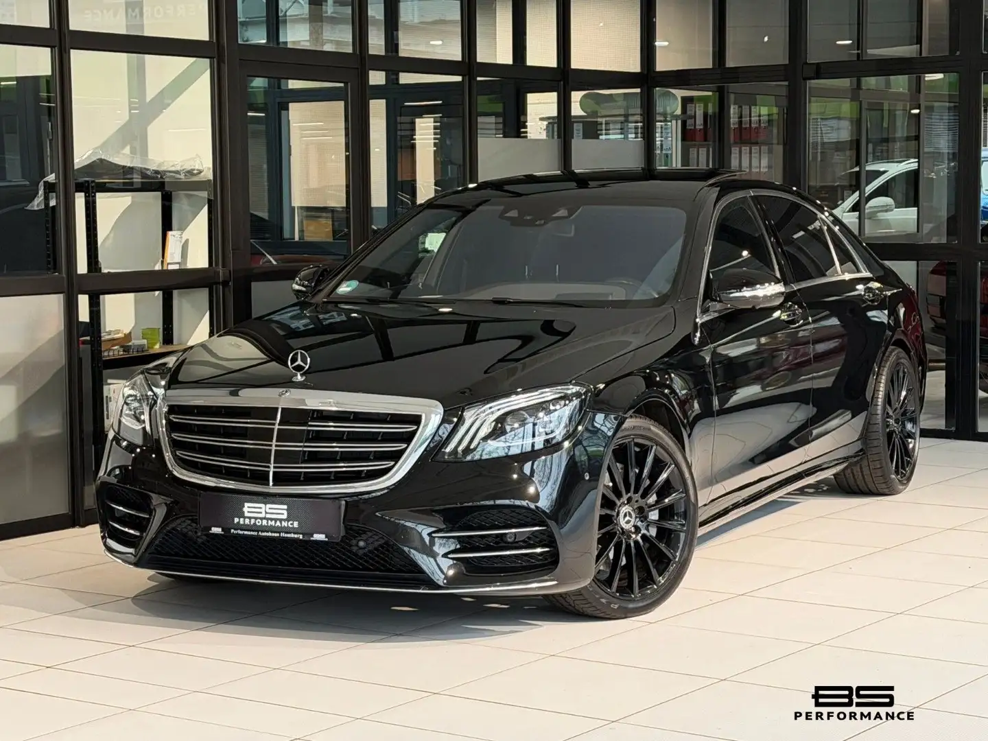 Mercedes-Benz S 400 d 4M LANG |AMG|ACC|PANO|HUD|BURM.|MASSAGE| Schwarz - 1