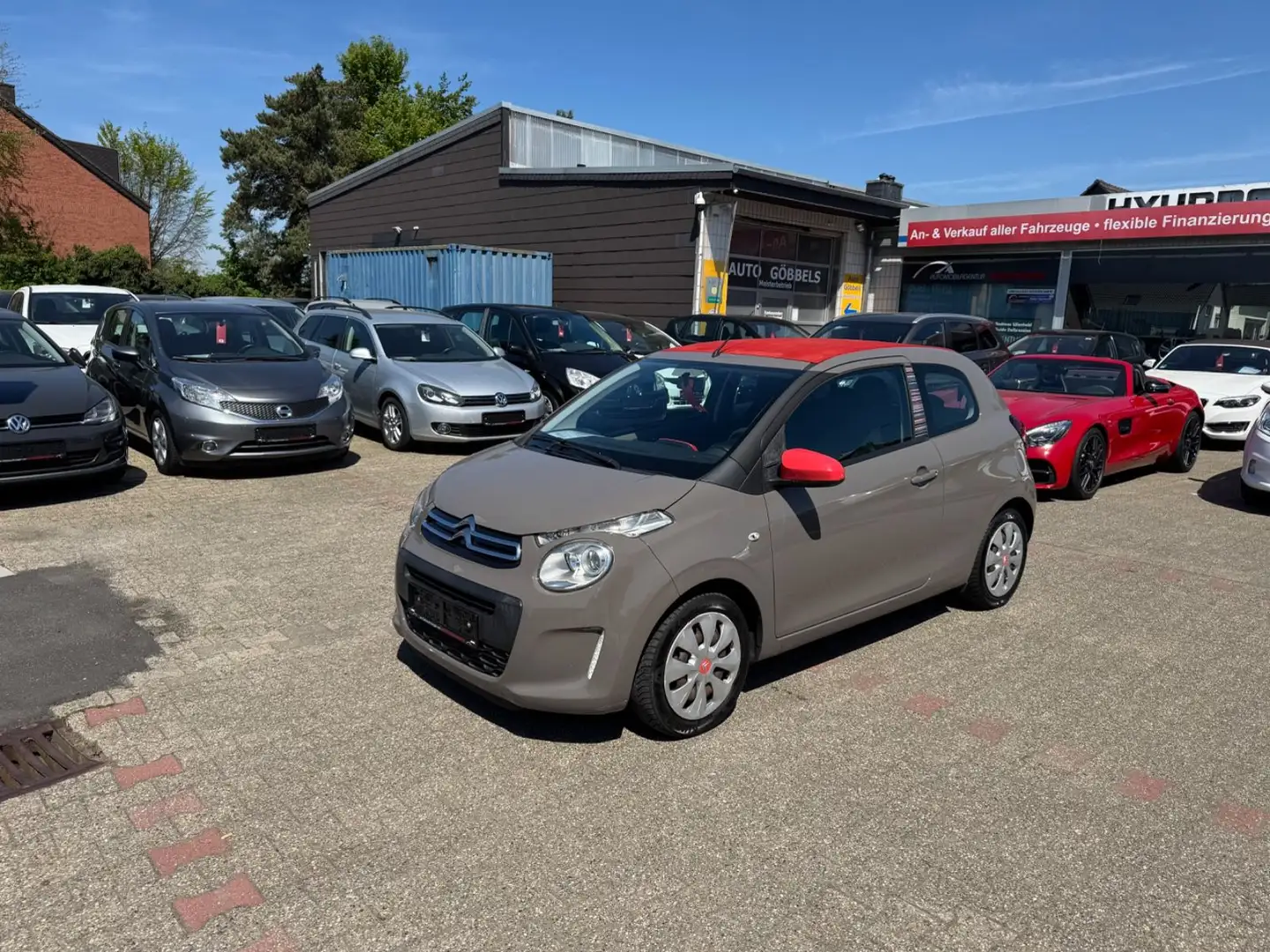 Citroen C1 Airscape Tempo BT Klima 1.HAND Multifkt Grau - 1
