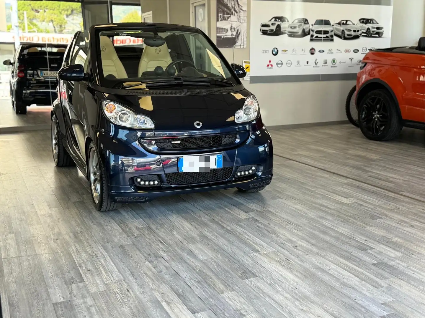 smart brabus Fortwo Cabrio 1.0 Brabus La Bleue Blauw - 2