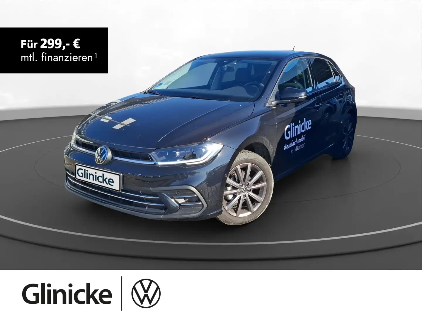 Volkswagen Polo Style 95 PS DSG | RÜKA | IQ.LIGHT | NAVI uv Schwarz - 1