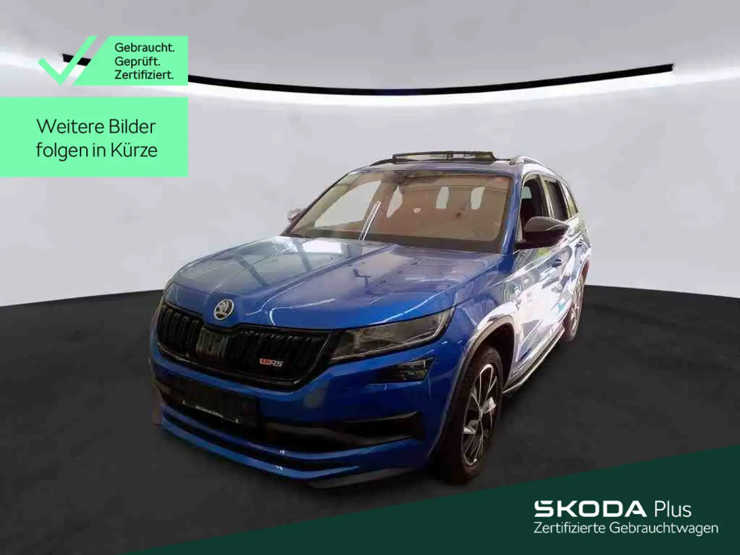 Skoda Kodiaq RS 2.0 TDI 4x4*NAVI*PANO*AHK*KAM*CANTON*A Blau - 1