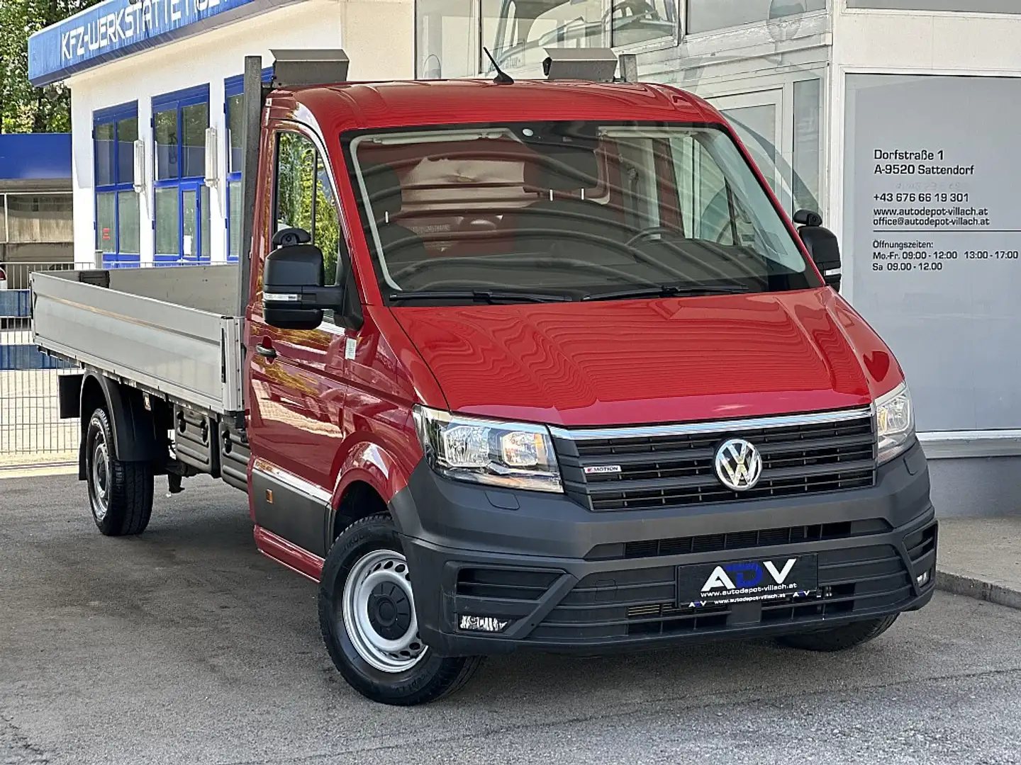 Volkswagen Crafter 35 Pritsche LR L4 2,0-I-TDI 4Motion Aut. Rot - 1