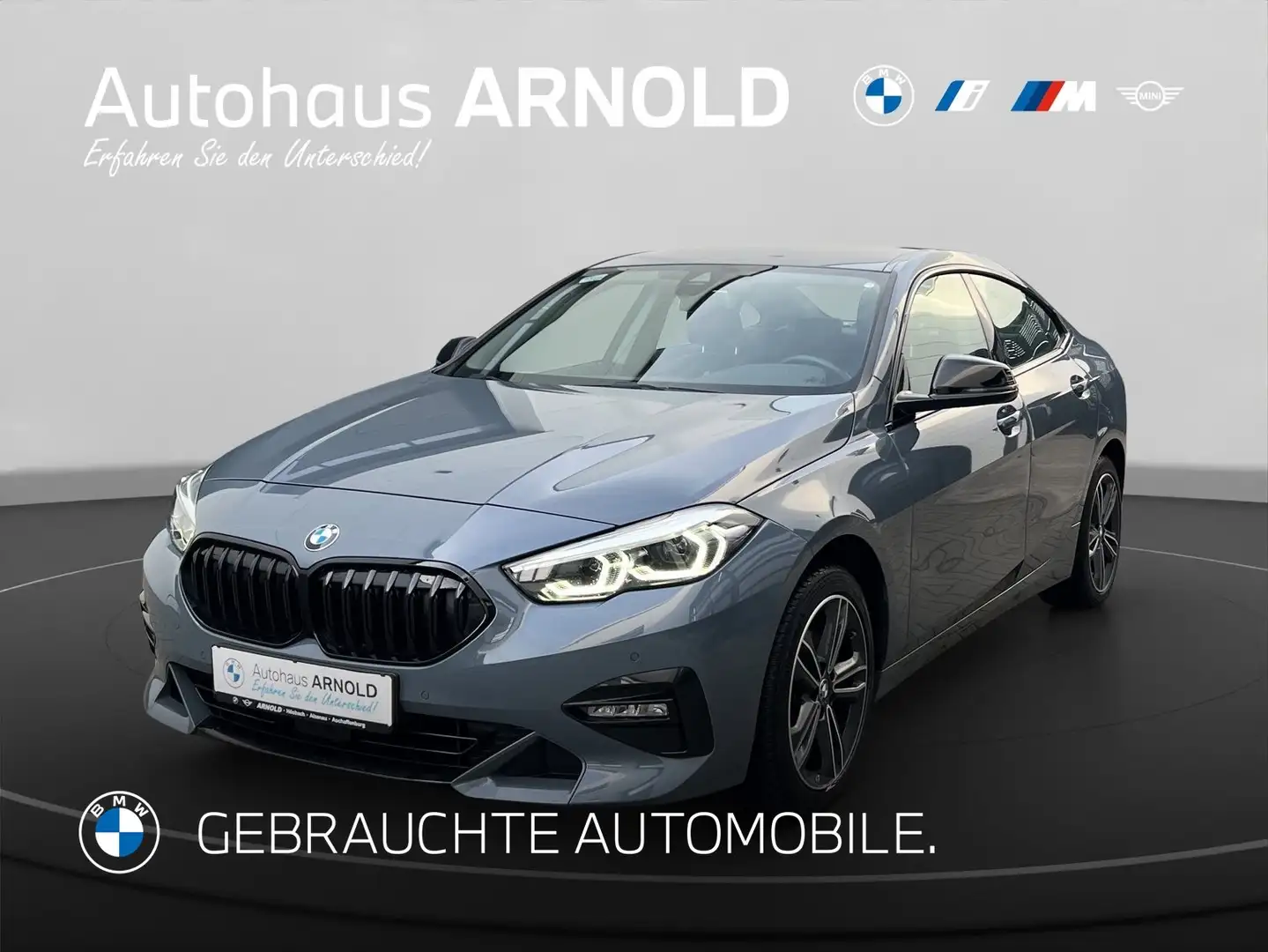 BMW 218 i Gran Coupé Sport Line LED Tempomat Klimaaut. Sit Grau - 1