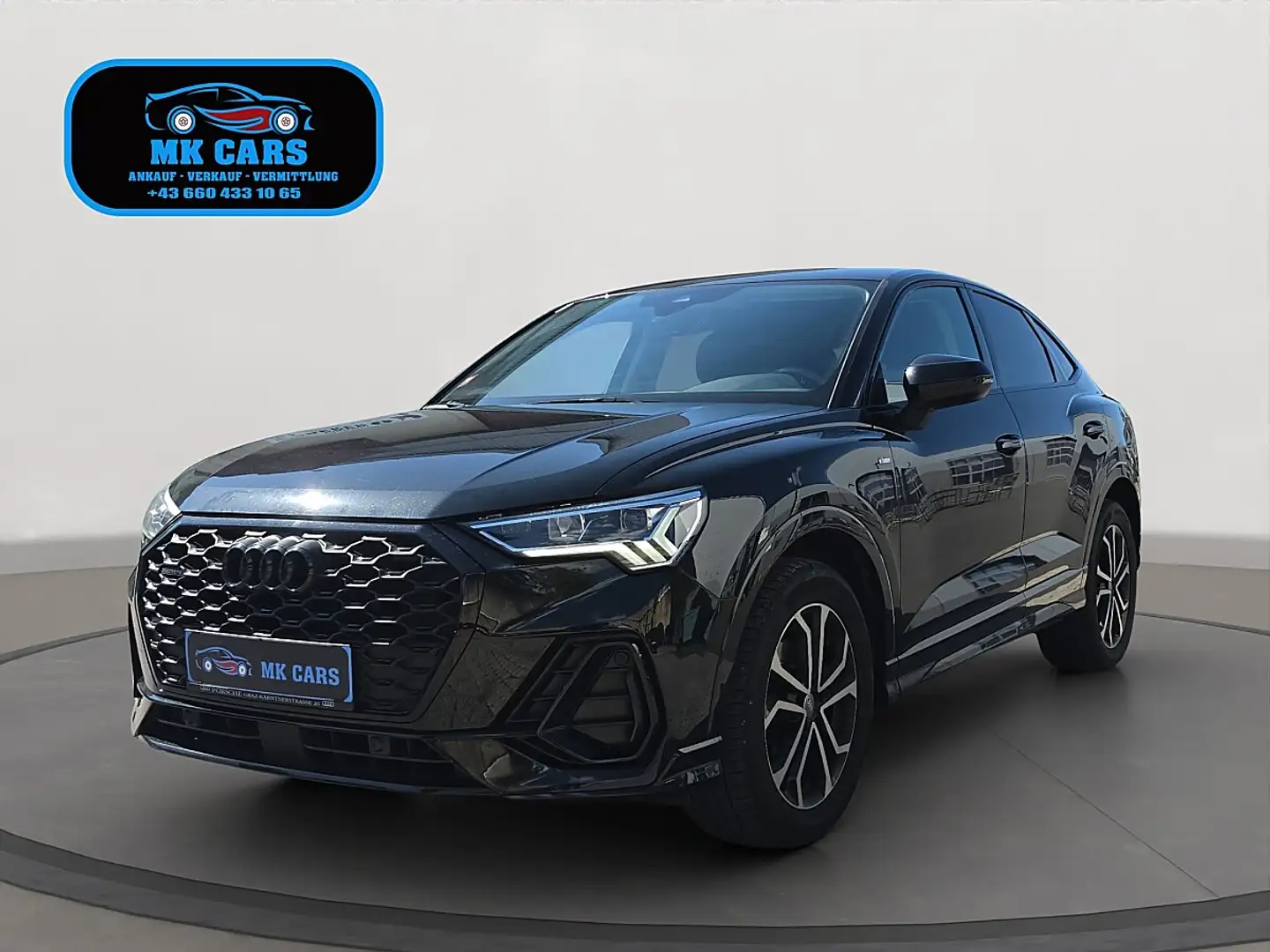 Audi Q3 Sportback 35 2.0 TDI quattro S line Schwarz - 1