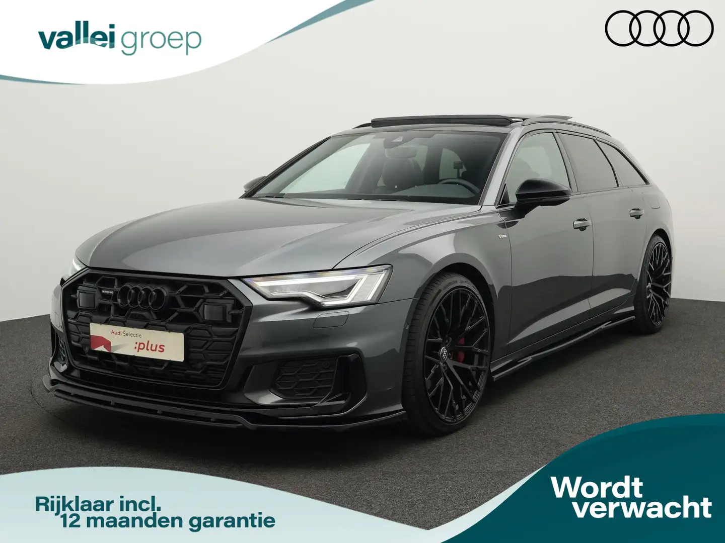 Audi A6 Avant 55 TFSI e 367 pk S-tronic quattro Pro Line S Šedá - 1