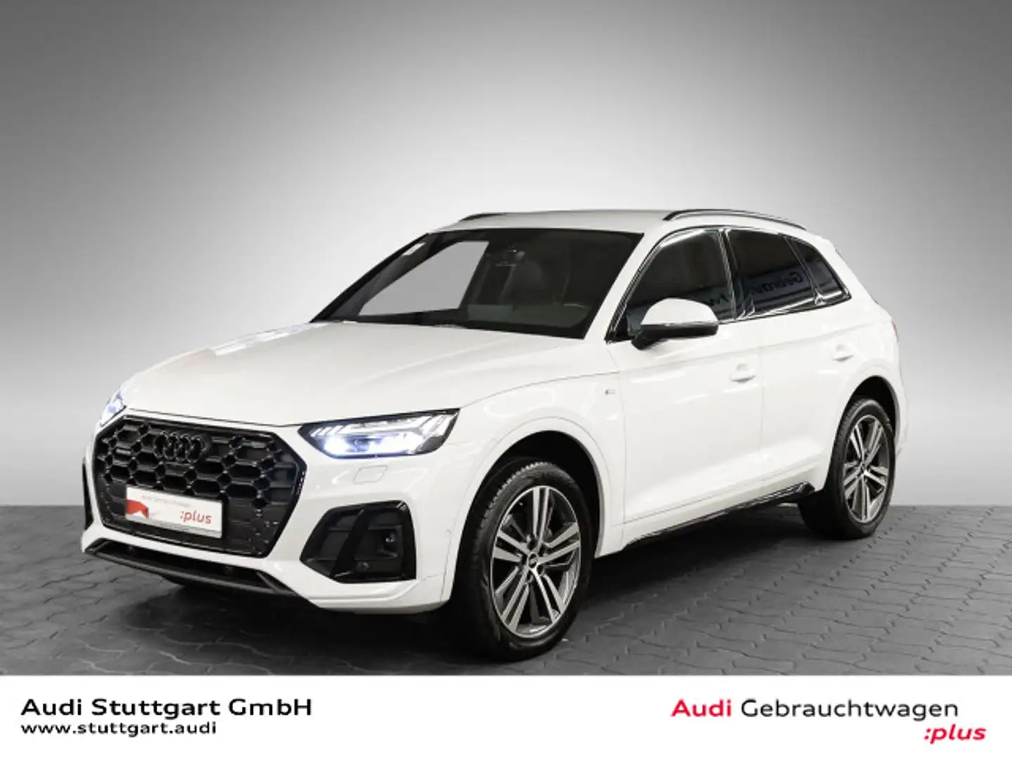Audi Q5 40 TDI quattro S line Matrix Navi virtCo Kam Weiß - 1
