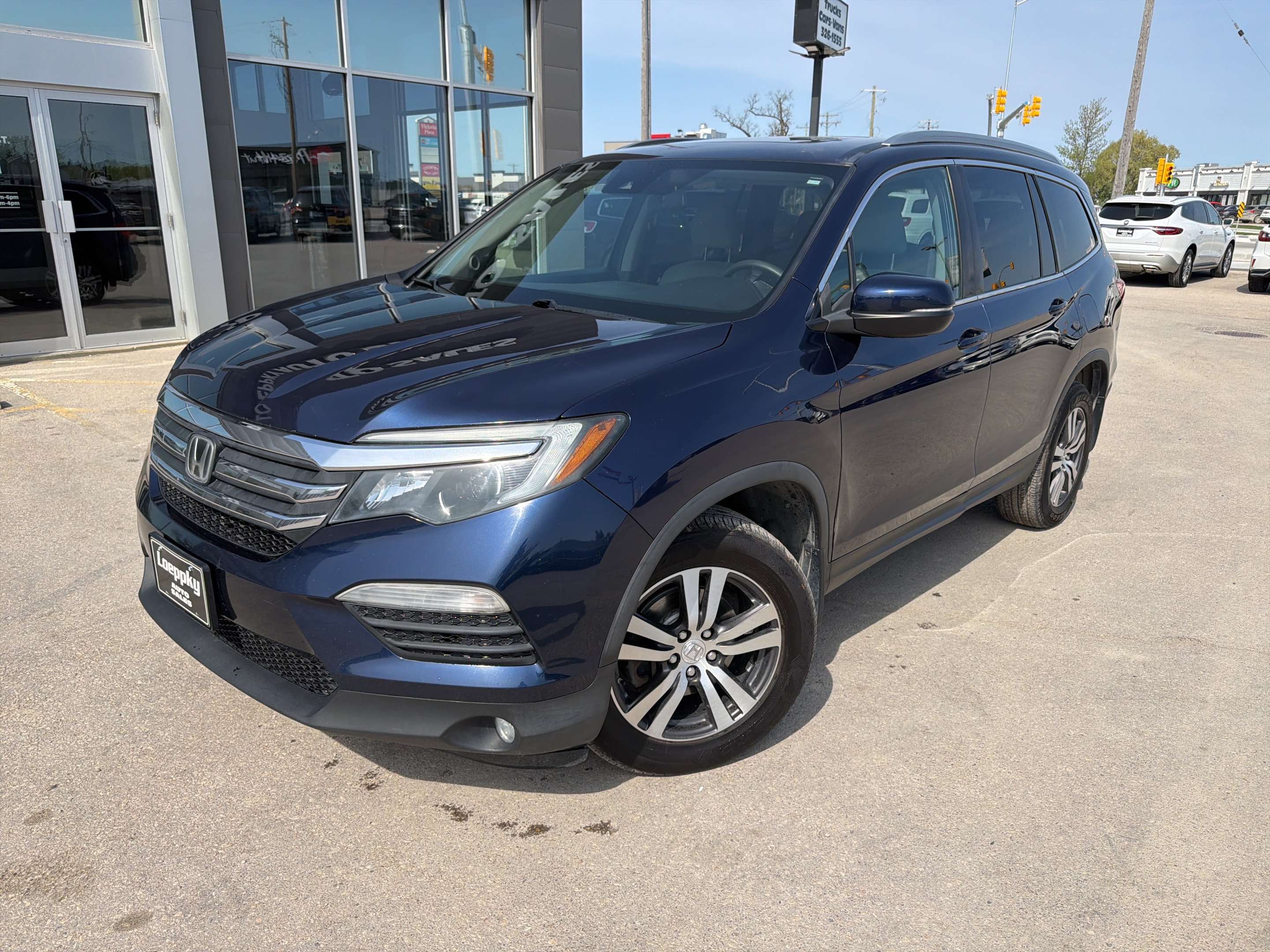 Blue 2016 Honda Pilot EX AWD SUV / Crossover All-Wheel Drive Automatic