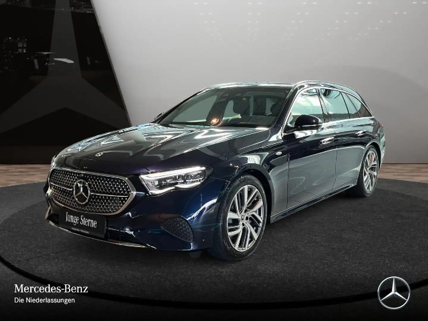 Mercedes-Benz E 300 e T Hybrid Avantgarde Fahrass 360° Distr. 9G Blau - 2