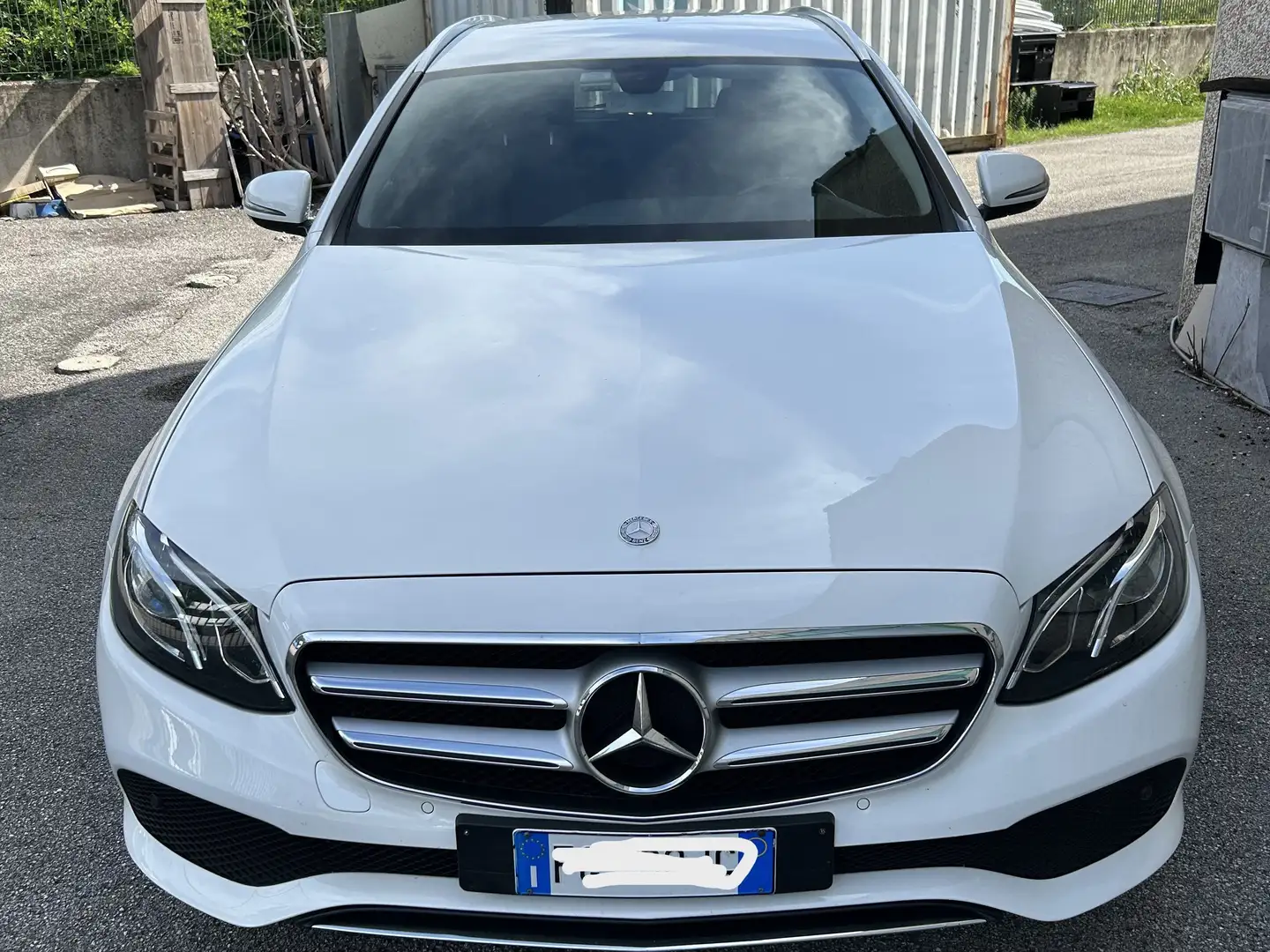 Mercedes-Benz E 220 E SW 220 d Exclusive auto Bianco - 2