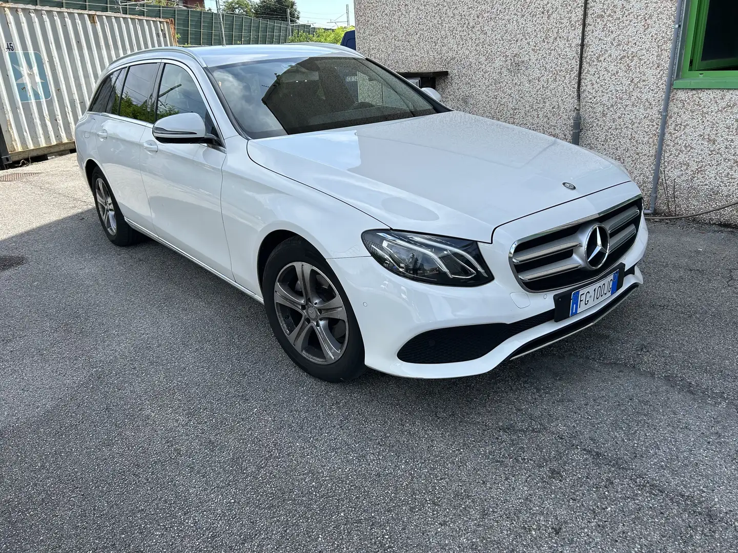 Mercedes-Benz E 220 E SW 220 d Exclusive auto Bianco - 1
