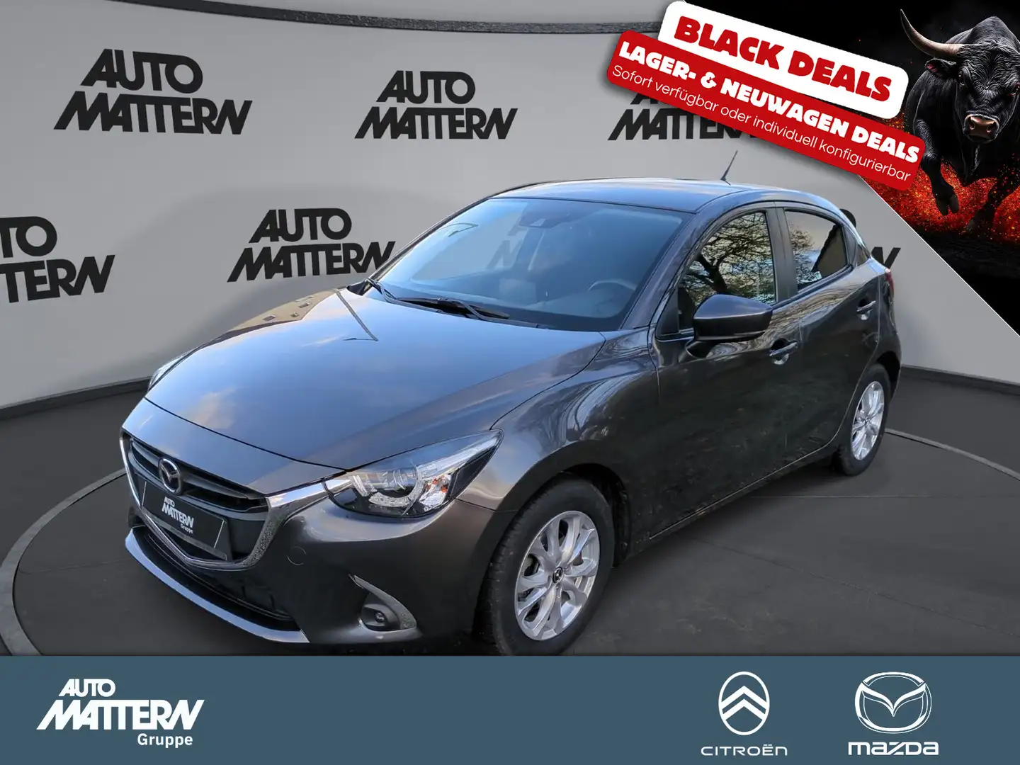 Mazda 2 Tempomat|Bluetooth|Metallic|Touchscreen|USB Bl Grau - 1
