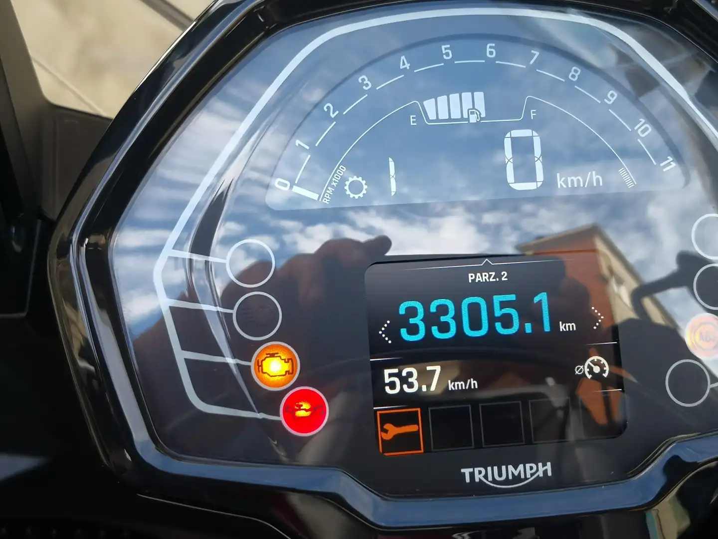 Triumph Tiger Sport 660 ASSETTO RIBASSATO Červená - 2