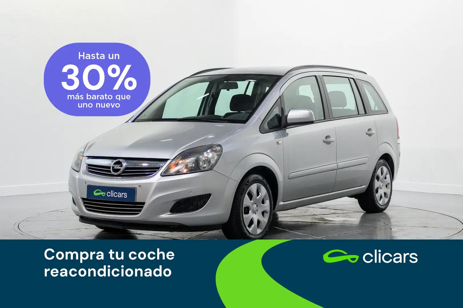 Opel Zafira 1.8 16v Family 120 Plateado - 1