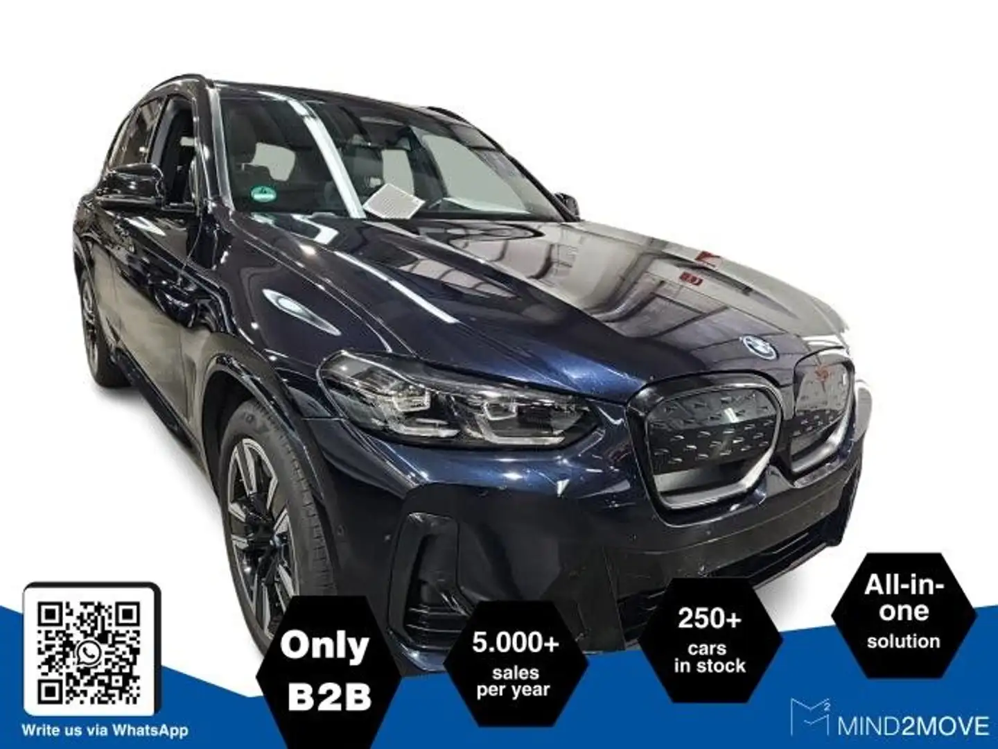BMW iX3 Inspiring BEV Bleu - 1