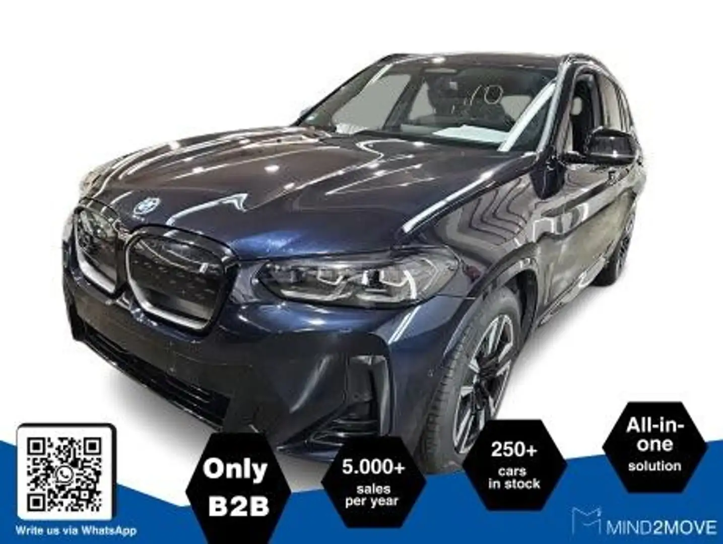BMW iX3 Inspiring BEV Bleu - 2