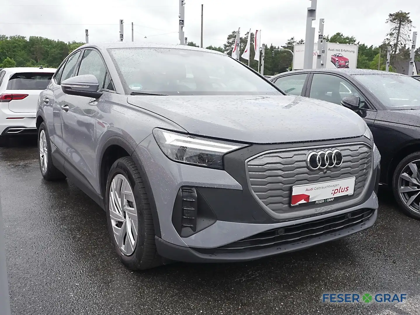 Audi Q4 e-tron Sportback e-tron 40 R-Kamera ACC PDC SHZ Grijs - 2