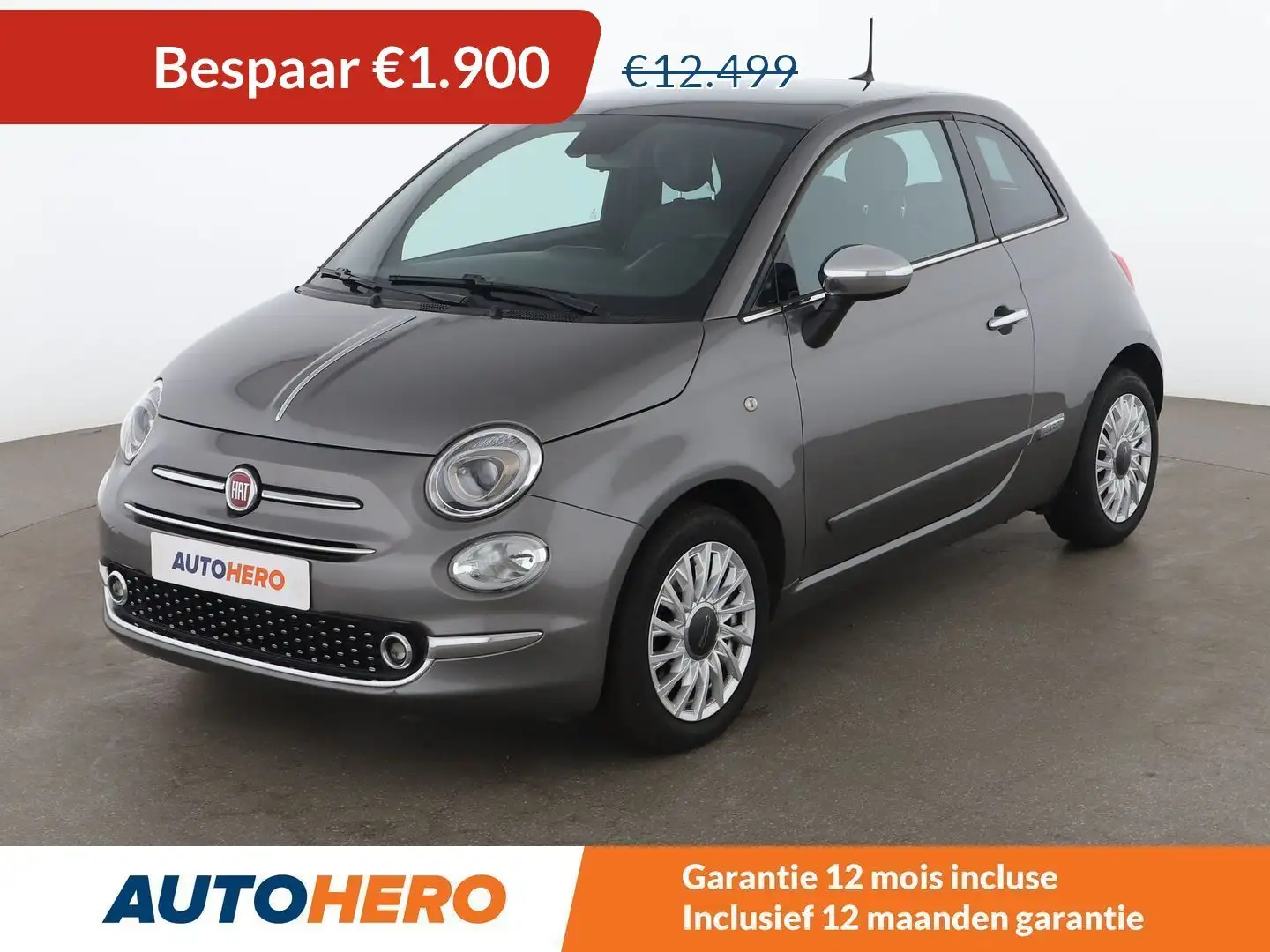 Fiat 500 1.2 Star Gris - 1