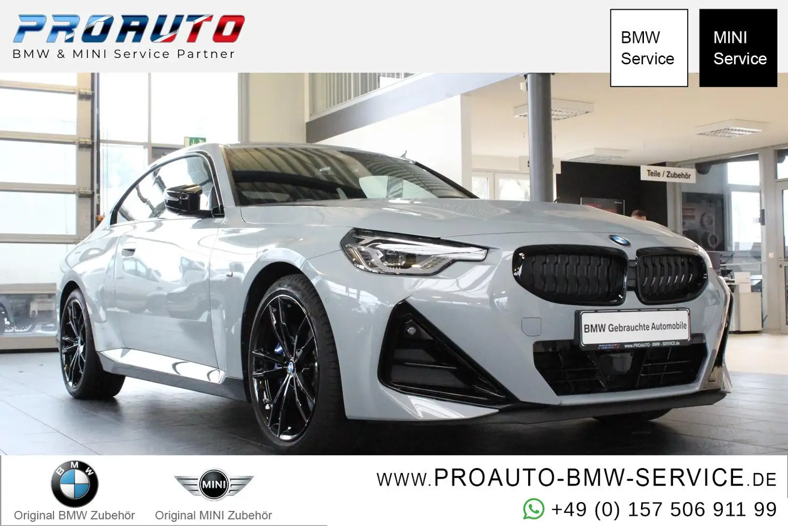 BMW Sonstige M240i xDrive A-LED/RFK/HUD/LiveCoPro/Komf-ZG. Grau - 1