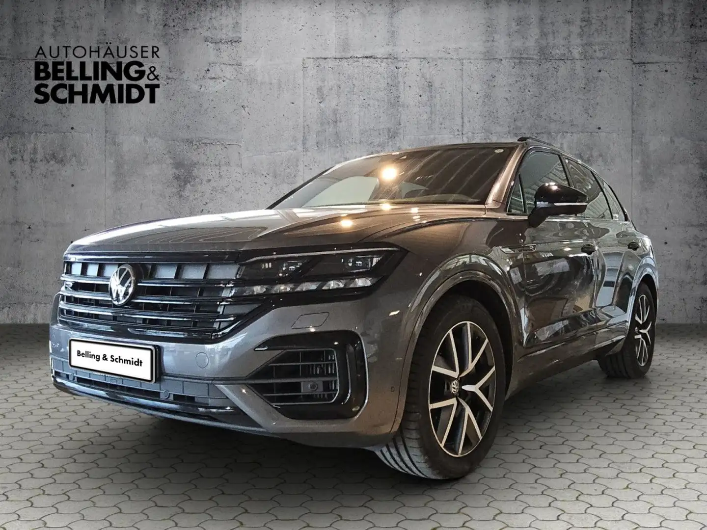 Volkswagen Touareg R 3.0TSI AHK Luft Pano Matrrix Bluetooth Grau - 1