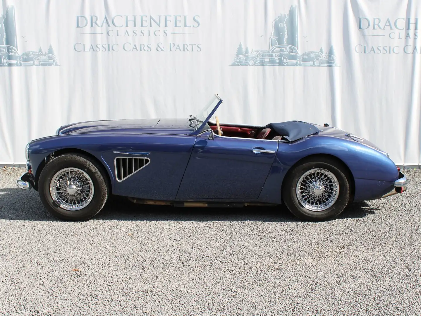 Austin-Healey 3000 BN7 - LHD, Getrag 5-Gang, Wertgutachten Blau - 2
