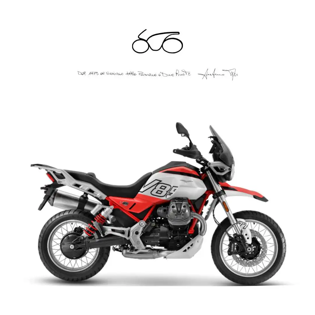 Moto Guzzi V 85 TT . Rosso - 1