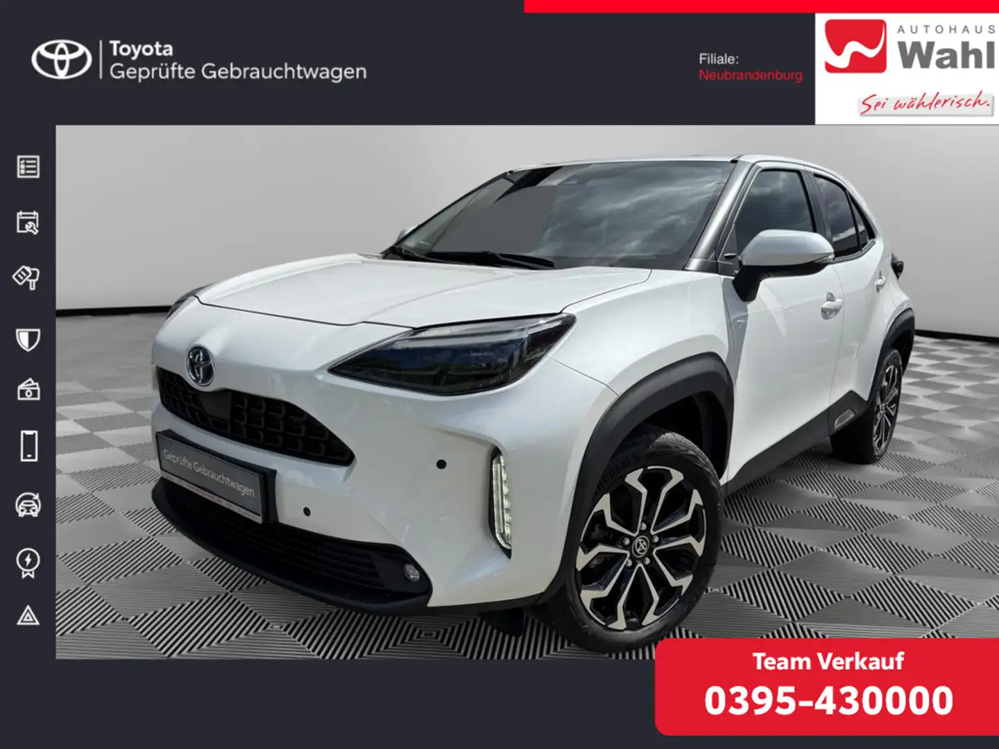 Toyota Yaris Cross 1.5 Hybrid FWD Team Deutschland Weiß - 1