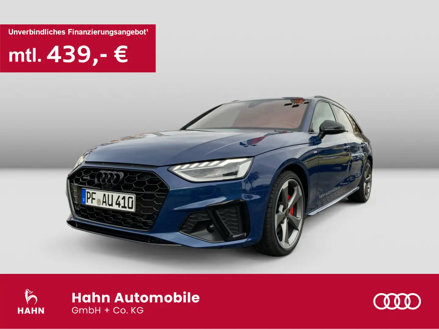 Audi A4 S line 40 TFSI quattro 150 kW Blau - 1