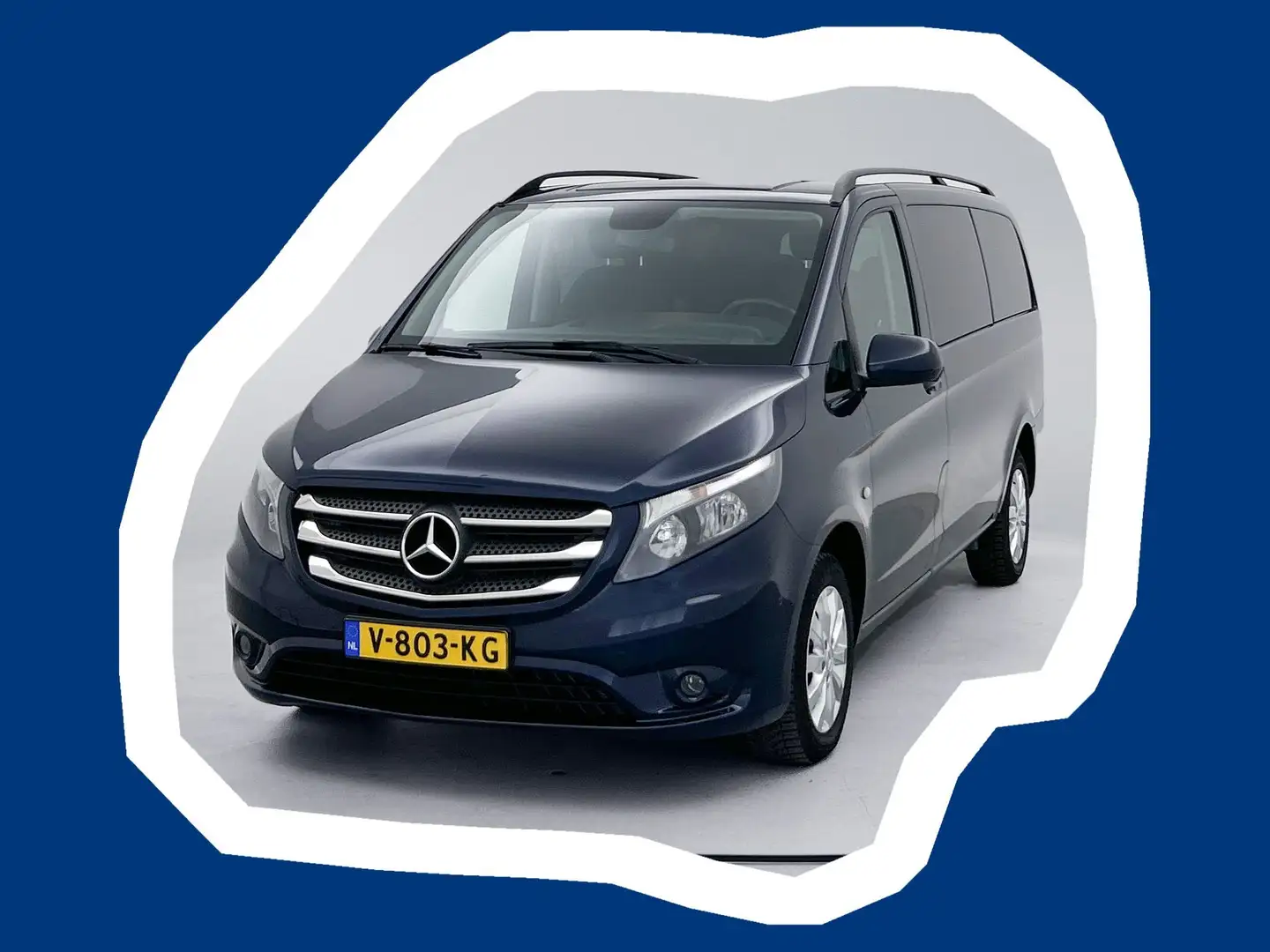 Mercedes-Benz Vito 111 CDI Lang DC Dubbele Cabine Cruise Control Comf Bleu - 1
