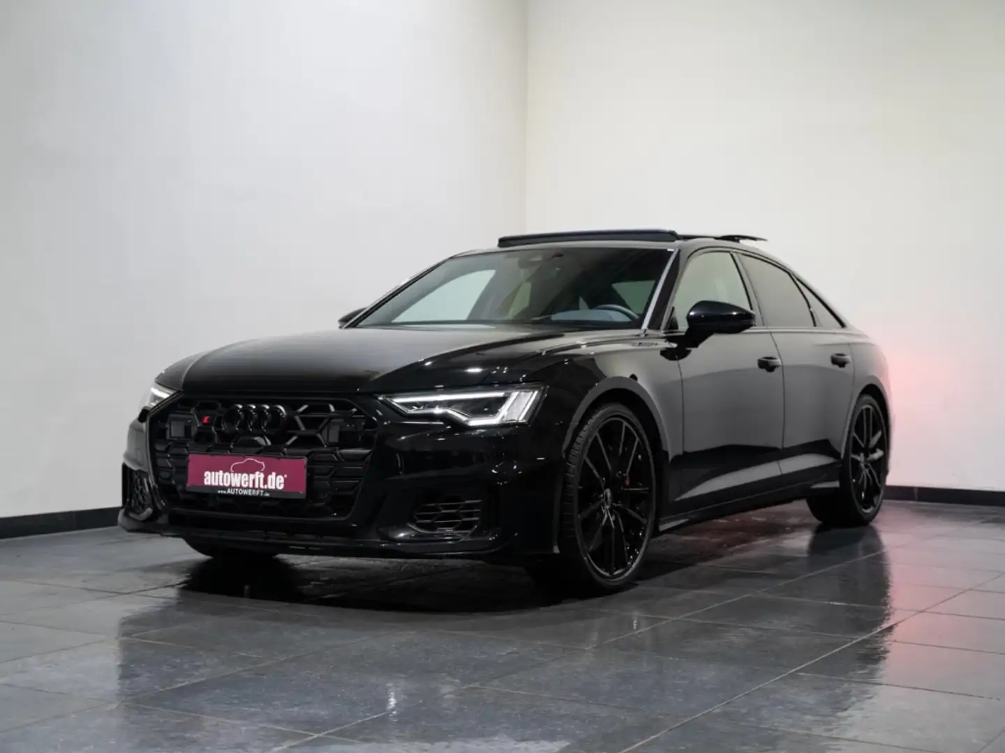 Audi S6 3.0 TDI QU BLACK PANO B&O STDHZ KOMFORT 21Z HUD CA Schwarz - 1