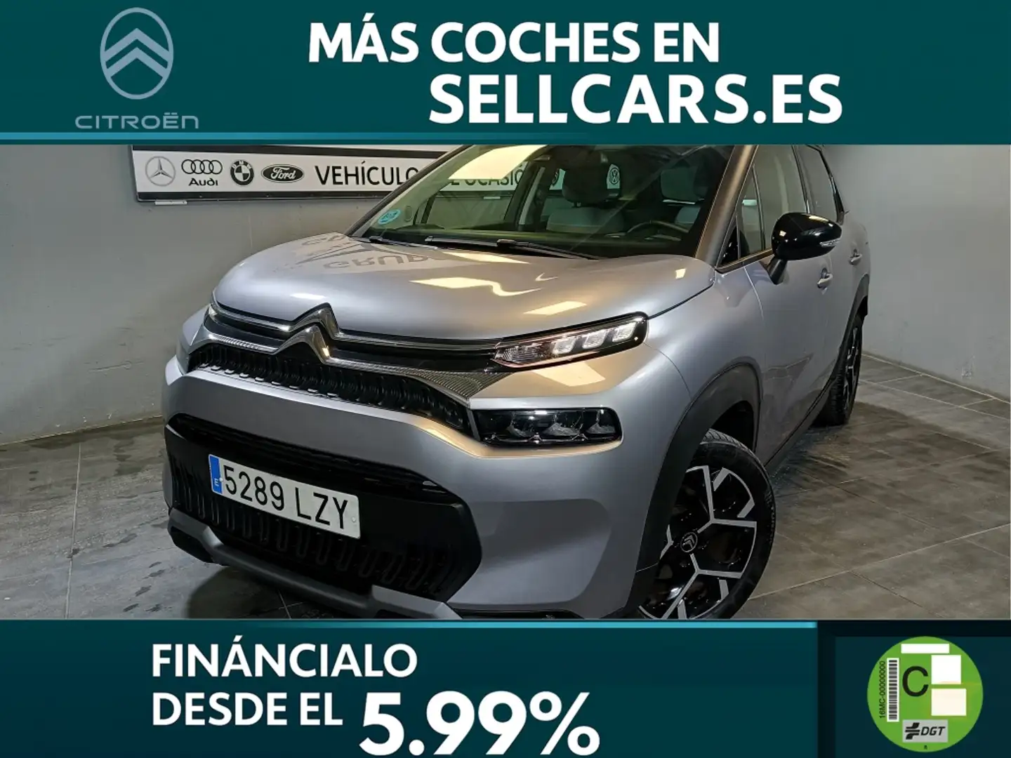 Citroen C3 Aircross Puretech S&S Shine Pack 110 Gris - 1