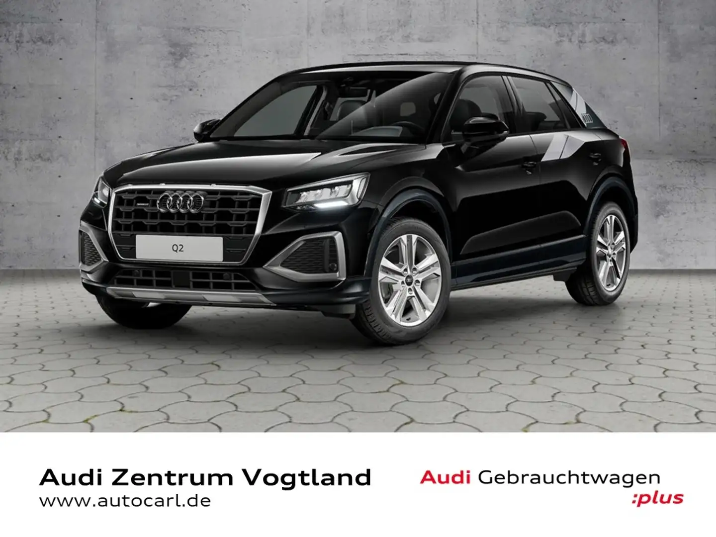Audi Q2 advanced 40 TFSI quattro S-tronic KLIMA LED LEDER Schwarz - 1