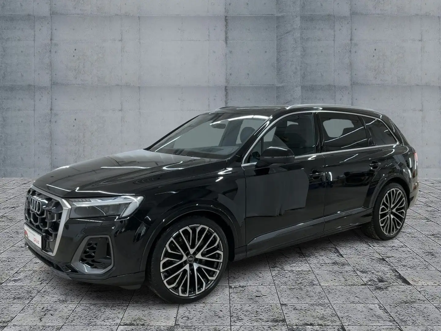 Audi Q7 55 TFSI QU S-LINE MATRIX+NAVI+HuD+B&O+AIR+AHK Schwarz - 2