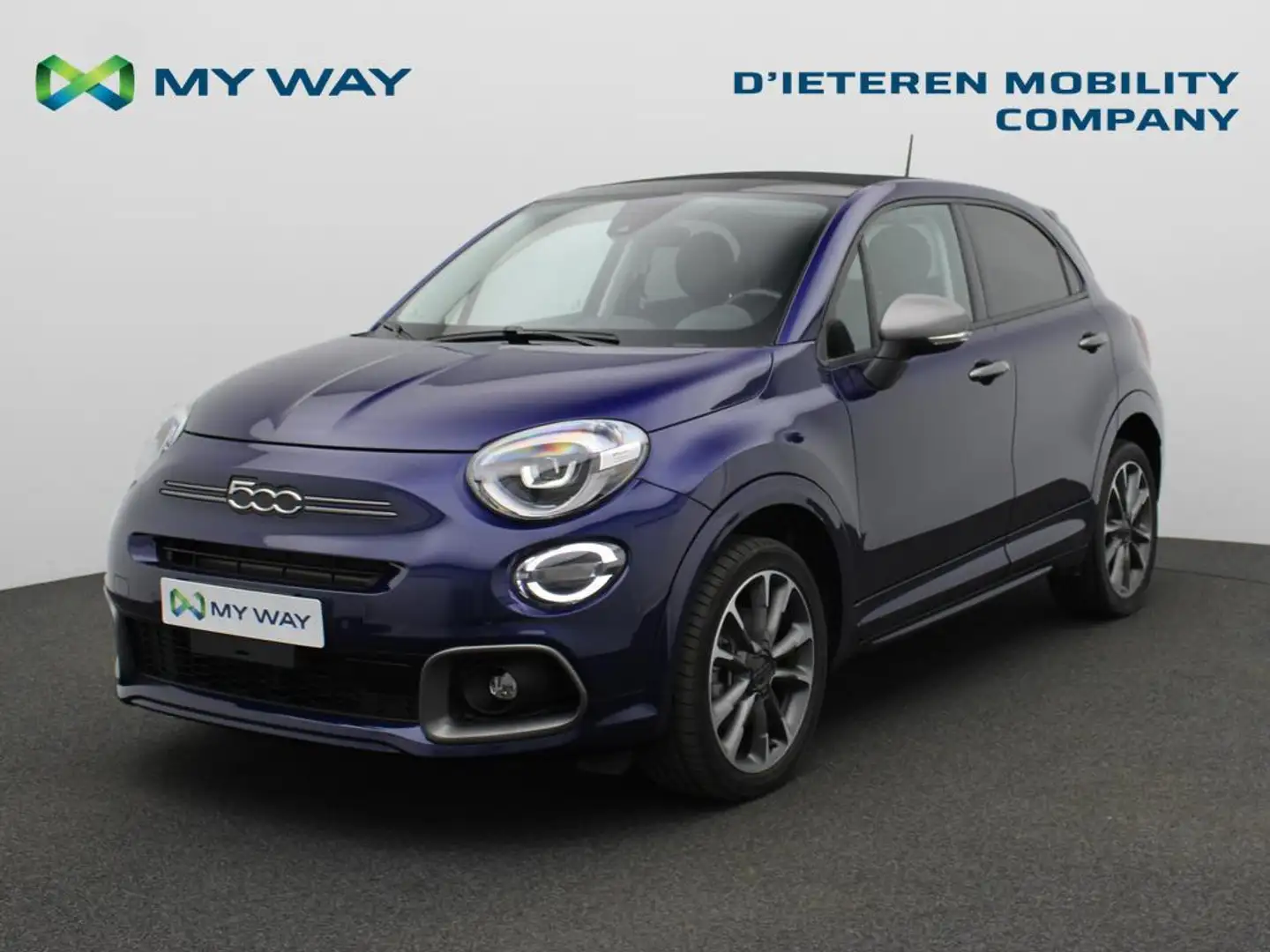 Fiat 500X SPORT Dolcevita 1.5 Hybrid 130 PK  DCT / Open Dak / Camera / Apple Carplay Bleu - 1