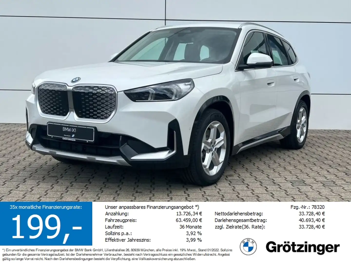 BMW iX1 xDrive30 xLine Alb - 1