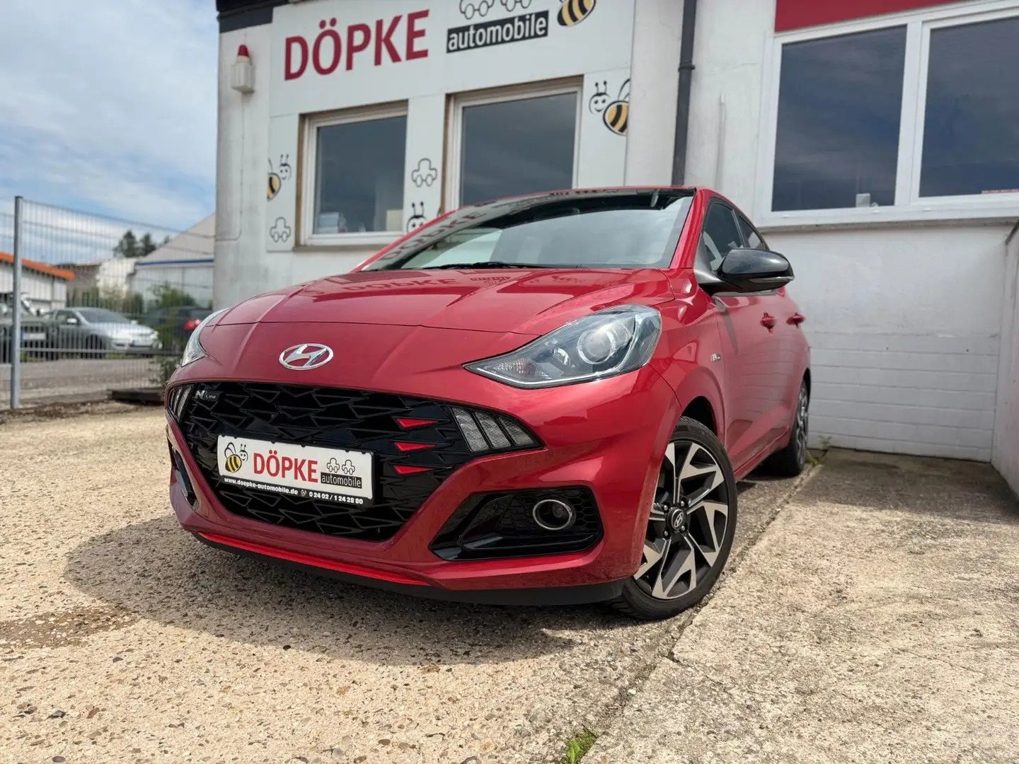 Hyundai i10 1.0 T-GDi N Line Kamera Scheckheft 1. Hand Rot - 1