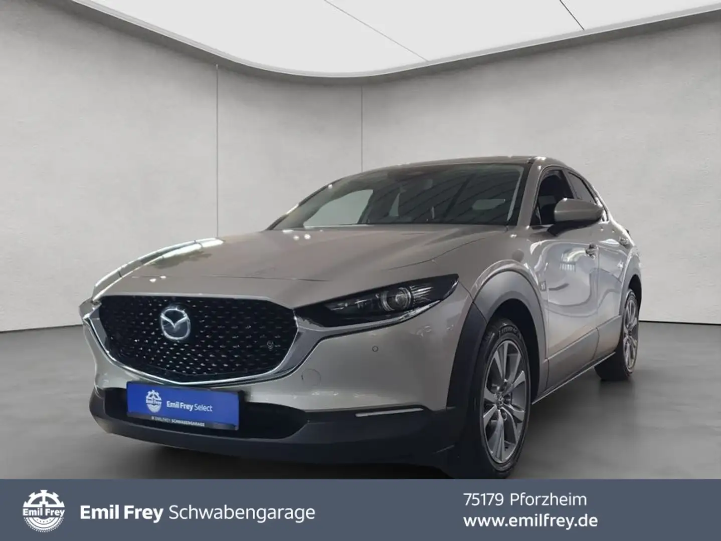 Mazda CX-30 e-SKYACTIVE G 140 Aut. EXCLUSIVE-LINE Beige - 1