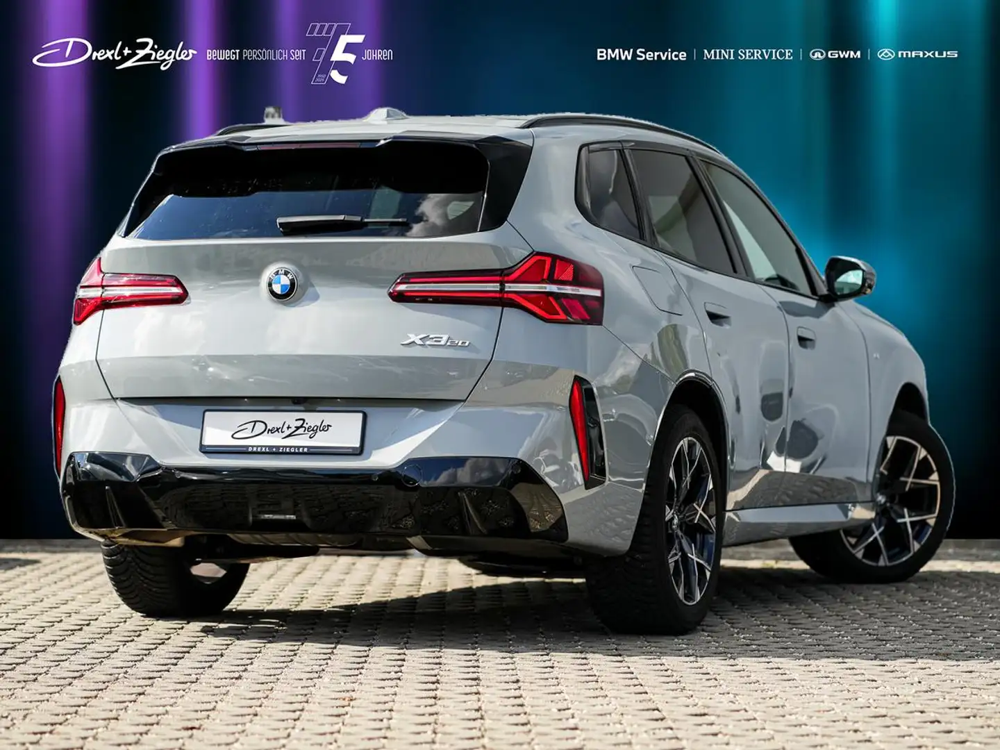 BMW X3 20d xDrive M-Sport 19 AHK PANO KoZg eSitz RFK Grau - 2