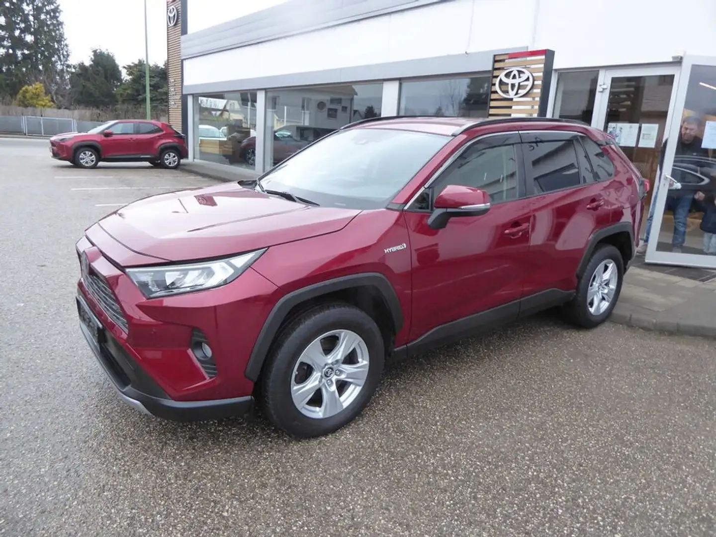 Toyota RAV 4 Hybrid 4WD *AHK*SHZ*NAVI*BSM* Rot - 2