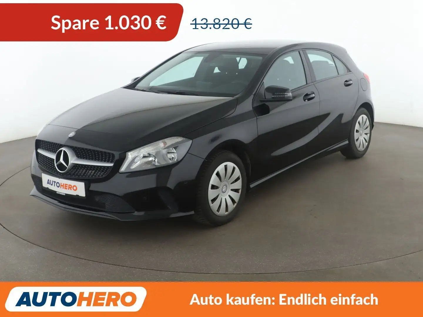 Mercedes-Benz A 160 A 160 *NAVI*PDC*SHZ*KLIMA*GARANTIE* Schwarz - 1