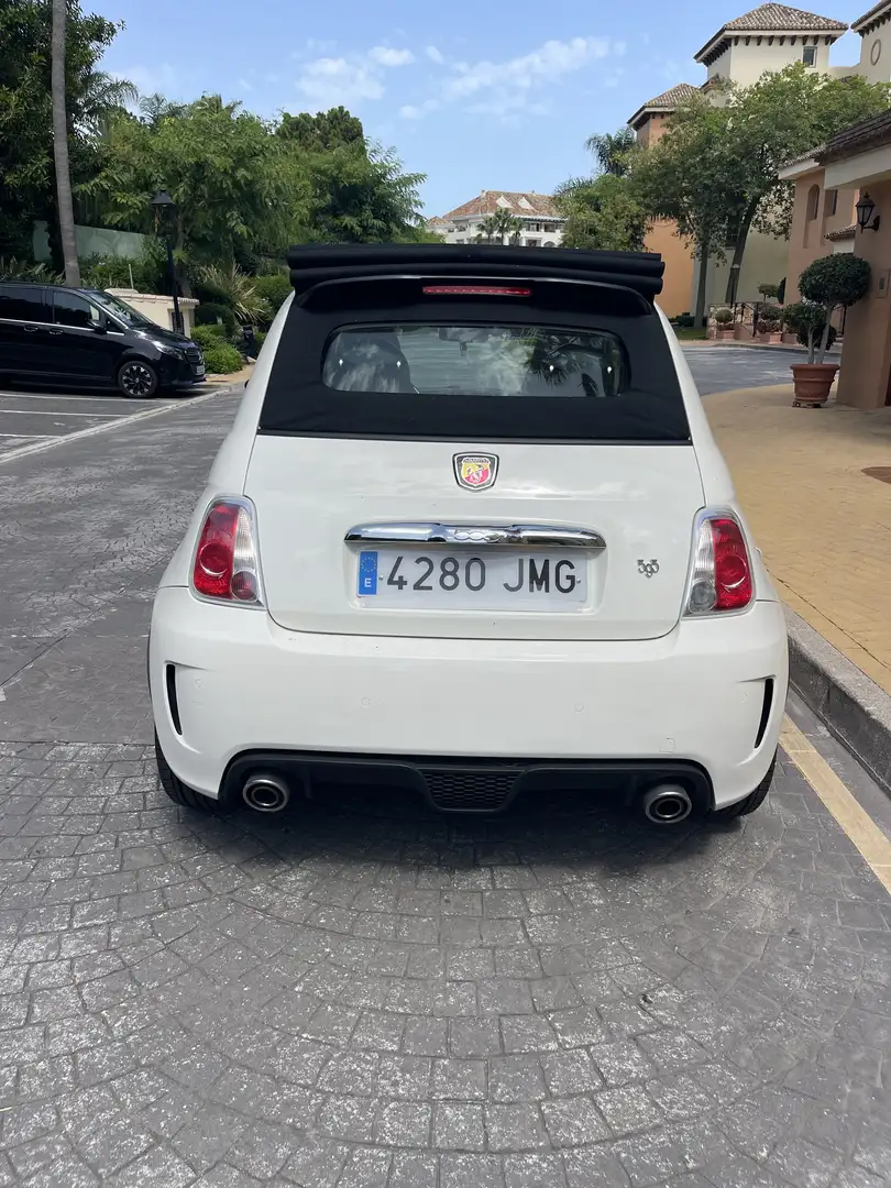 Abarth 595C 1.4 Turbo, 16v, Cabriolet Automatico Blanco - 2