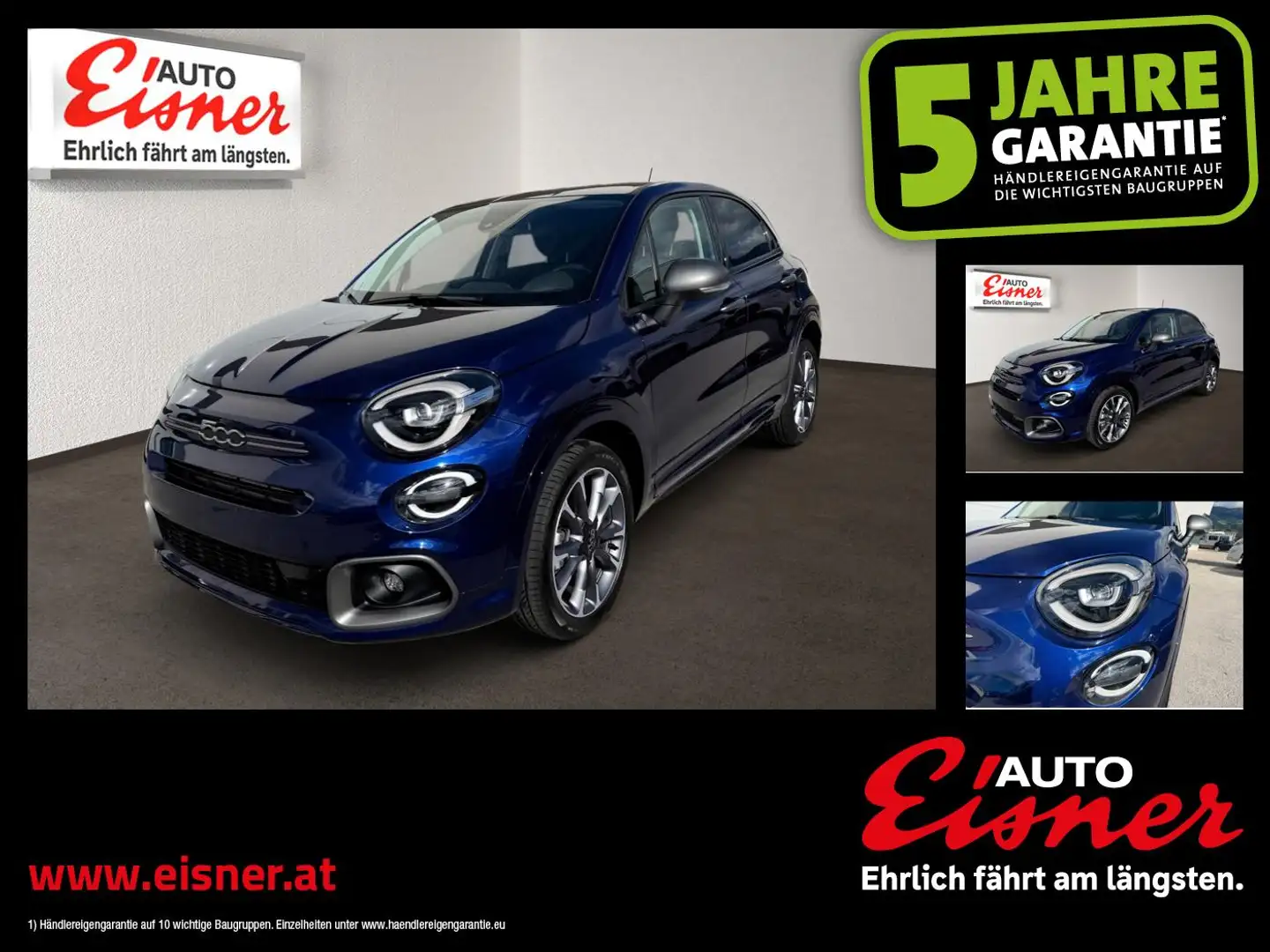 Fiat 500X SPORT HYBRID DCT SUV Blau - 1