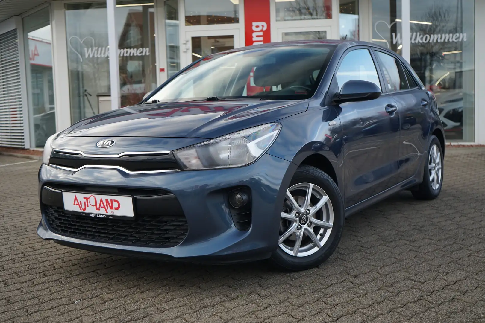 Kia Rio 1.2 Edition 7 Tempomat Sitzheizung AHK Blau - 2