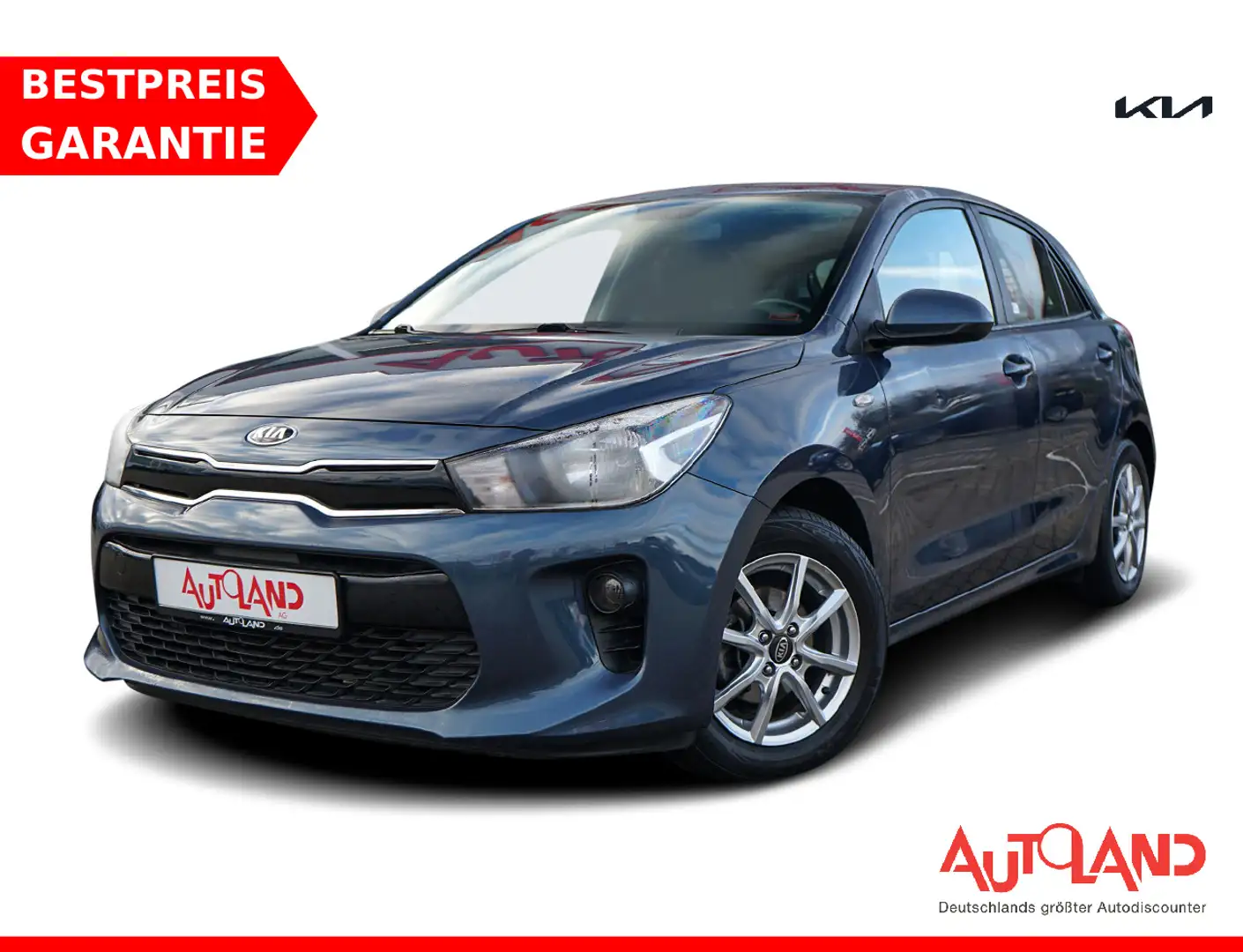 Kia Rio 1.2 Edition 7 Tempomat Sitzheizung AHK Blau - 1