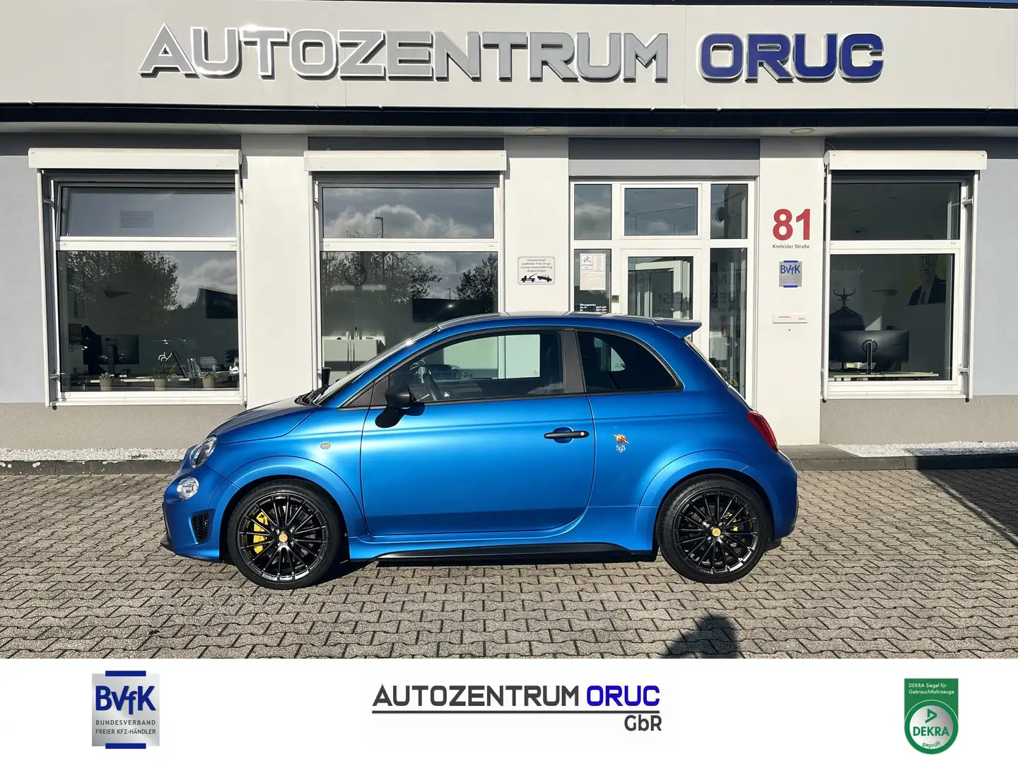 Abarth 595 Competizione 1.4 T-Jet 16V*Navi*Klima* Bleu - 1