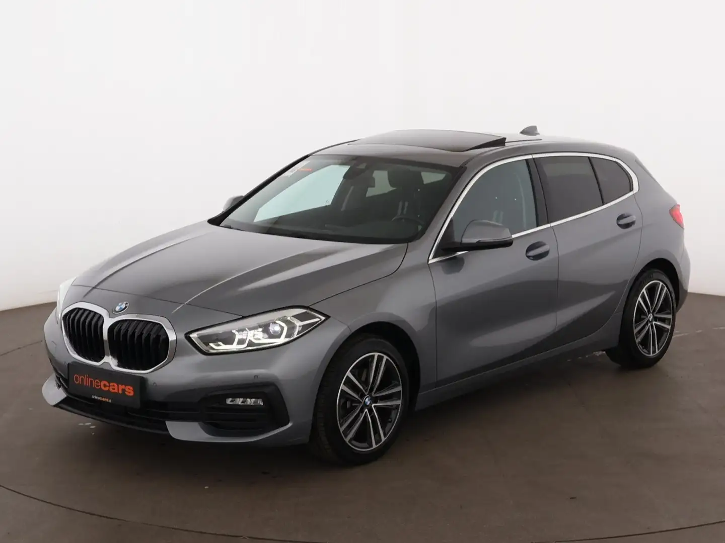 BMW 118 i Advantage Aut LED SKY DIGITAL-TACHO NAVI Grau - 2