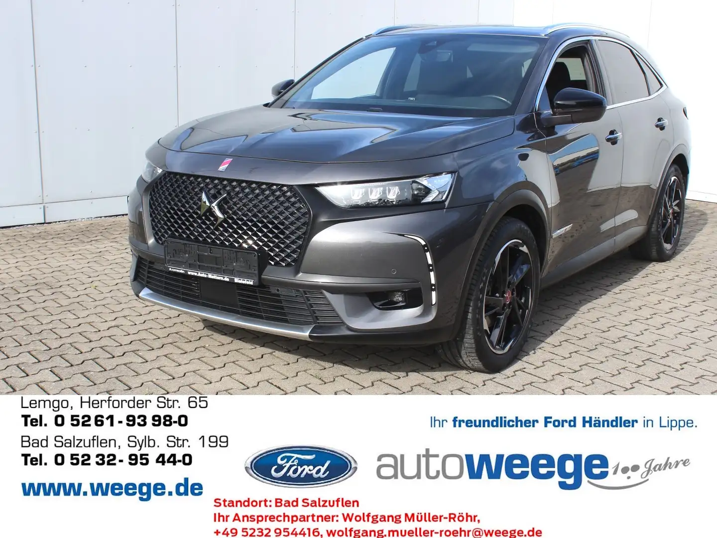 DS Automobiles DS 7 Crossback Performance Line 1,6 Pure Tech Grigio - 1